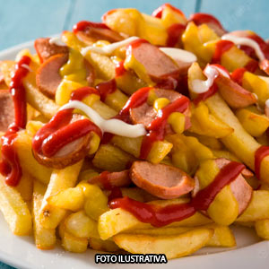 NOVIDADE: Fritas com Salsicha