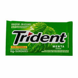 Chiclete tridente MENTA