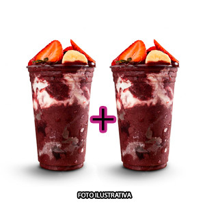 2 Copos de Açaí 300ml