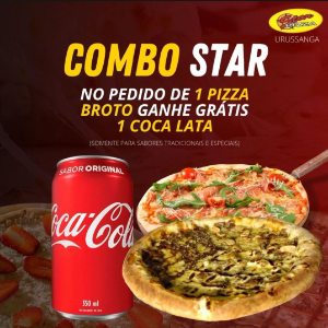 PIZZA BROTO+COCA COLA LATA