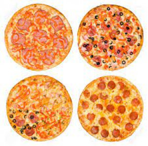 4 Pizzas de 30cm