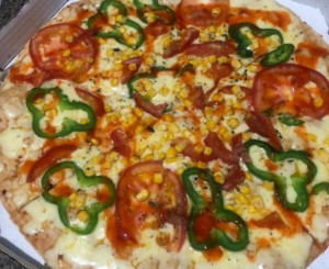 Pizza Moda com molho picante