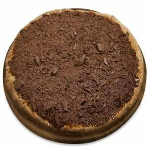 Pizza chocolate preto