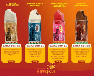 Paletas Mexicanas com Recheio 120G