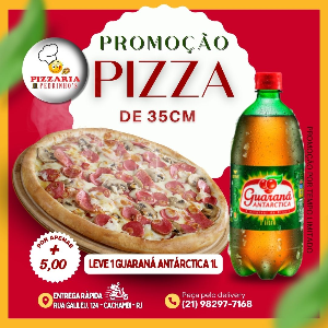 PROMOÇÃO II - 1 Pizza 35cm + 1 Refri Guaraná 1L