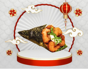 Temaki Camarão empanado