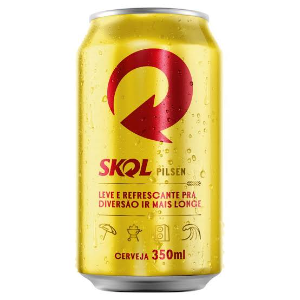 CERVEJA SKOL PILSEN LATA 350ML