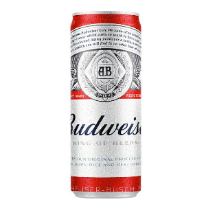 CERVEJA BUDWEISER LATA SLEEK 350ML