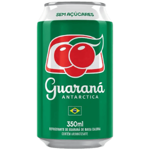 REFRIGERANTE GUARANÁ ANTÁRTICA ZERO LATA 350ML