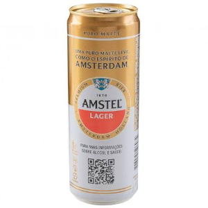 CERVEJA AMSTEL LAGER LATA SLEEK 350ML