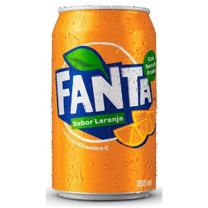 REFRIGERANTE FANTA LARANJA LATA 350ML