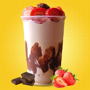 CREME/SORVETE MORANGO 400ML