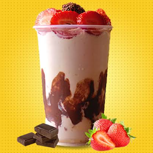 CREME/SORVETE IOGURTE DE FRUTAS VERMELHAS 400ML