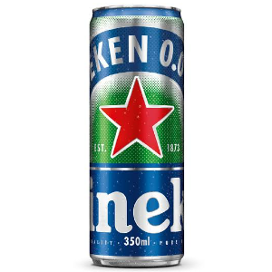 CERVEJA HEINEKEN ZERO PURO MALTE LAGER PREMIUM LATA SLEEK 350ML