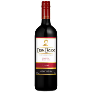 VINHO BRASILEIRO TINTO SUAVE DOM BOSCO SERRA GAÚCHA 750ML