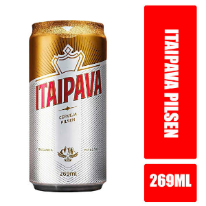 CERVEJA ITAIPAVA PILSEN LATA 269ML