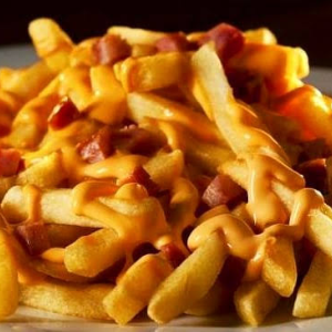 Batata cheddar/bacon