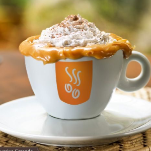 Cappuccino com borda de doce de leite 150ml