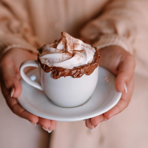 Capuccino borda de nutella