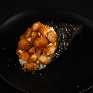 Temaki Hot filadelfia (kani) - (Recheio frito) - 1 unidade
