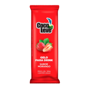 Gelo de coco Morango