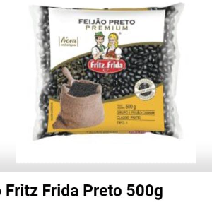 Feijão preto 500g Fritz e Frida