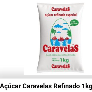 Açúcar Refinado Caravelas 1kg
