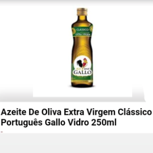 Azeite de oliva extra virgem Gallo 250ml