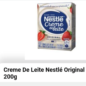 Creme de leite Nestlé 200g