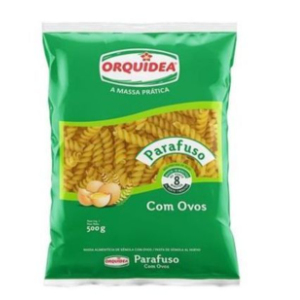 Massa parafuso Orquídea com ovos