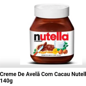 Creme de avelã com cacau Nutella 140g