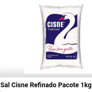Sal refinado 1kg