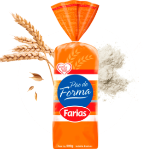 Pão de forma 500g Farias
