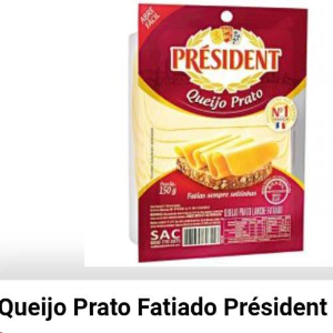 Queijo Presidente Prato Fatiado 150g
