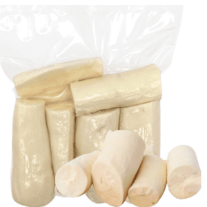 Mandioca Descascado 1kg congelado