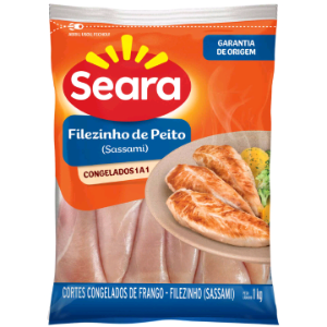 Filezinho frango Seara 1kg sassami cong
