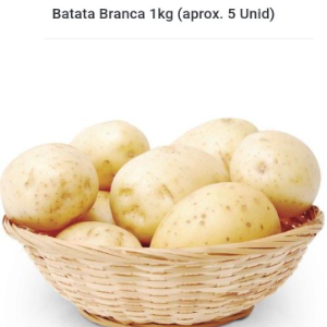 Batata branca kg