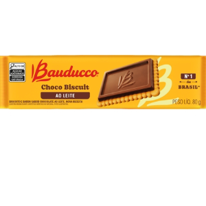 Biscoito choco 80g Bauducco ao leite