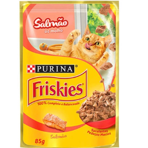 Ração Friskies salmão para gatos