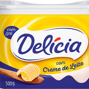 Margarina Delícia 500g com creme de leite