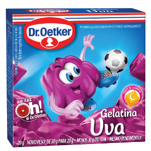 Gelatina 20g Uva