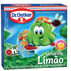 Gelatina 20g limão