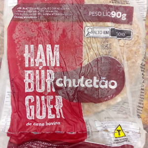 Hambúrguer Bov chuletao 90g