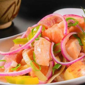 Ceviche de salmão