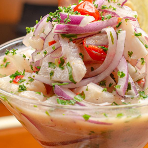 Ceviche de robalo