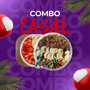 PROMOÇÃO Combo Casal 2 açaí 300ml<3