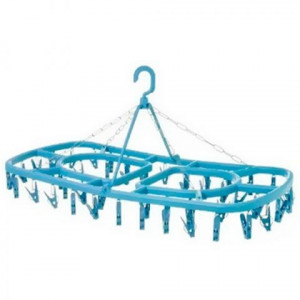 VARAL PLASTICO C/ 38 PRENDEDORES