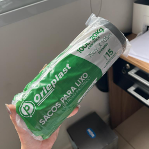 Saco de Lixo 100L Reforçado Orleplast