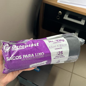 Saco de Lixo 50L Reforçado Orleplast