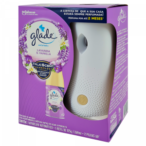 Desodorizador Glade Automatic Spray Aparelho + Refil Lavanda & Baunilha